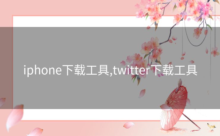 iphone下载工具,twitter下载工具