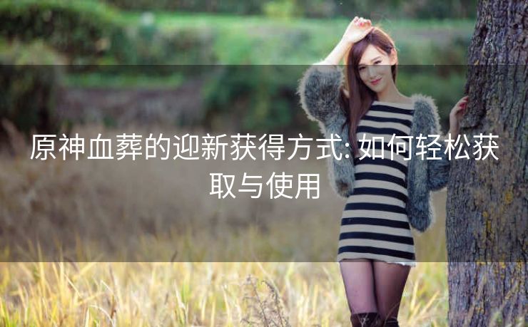 原神血葬的迎新获得方式: 如何轻松获取与使用