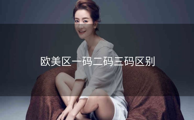欧美区一码二码三码区别