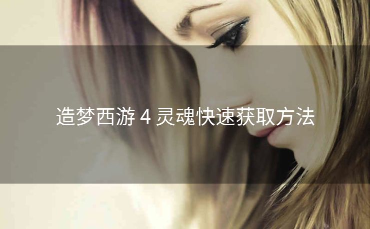 造梦西游 4 灵魂快速获取方法