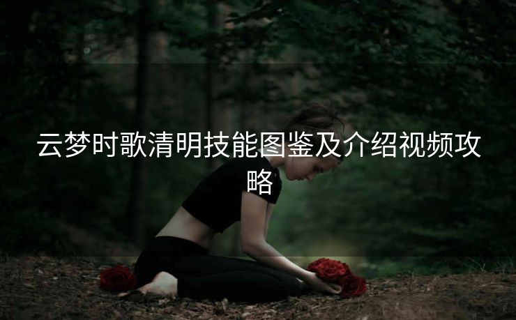 云梦时歌清明技能图鉴及介绍视频攻略
