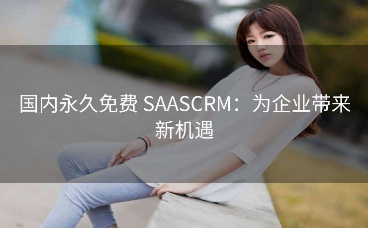国内永久免费 SAASCRM：为企业带来新机遇