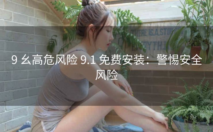 9 幺高危风险 9.1 免费安装：警惕安全风险