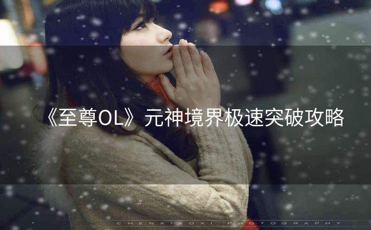 《至尊OL》元神境界极速突破攻略