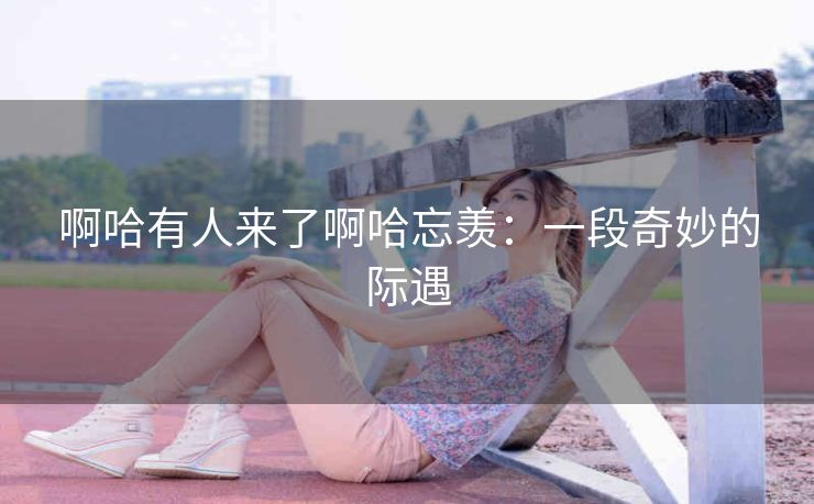 啊哈有人来了啊哈忘羡：一段奇妙的际遇