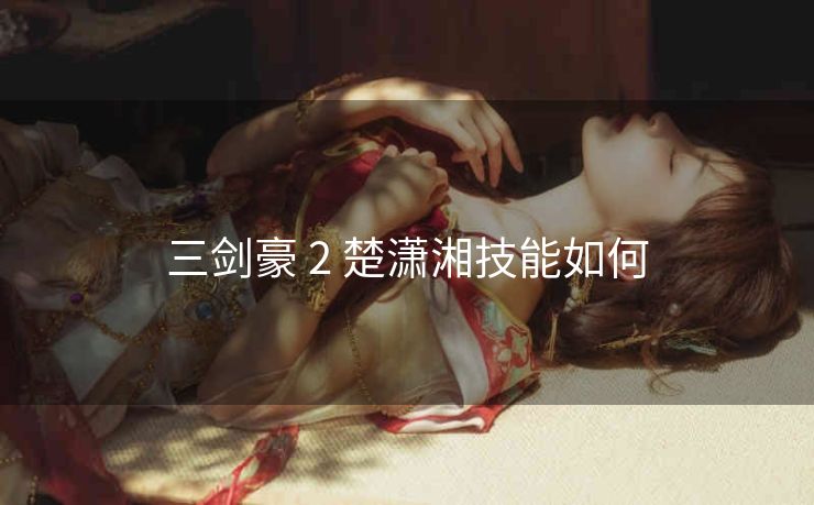 三剑豪 2 楚潇湘技能如何