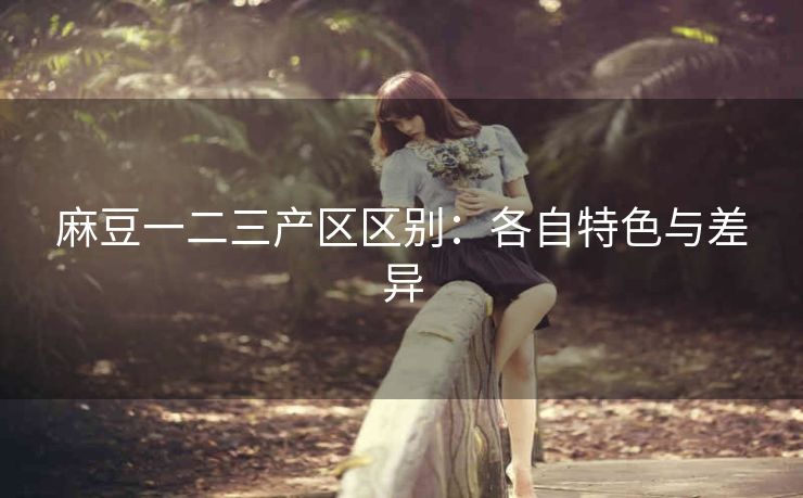 麻豆一二三产区区别：各自特色与差异