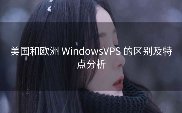 美国和欧洲 WindowsVPS 的区别及特点分析