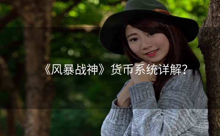 《风暴战神》货币系统详解？