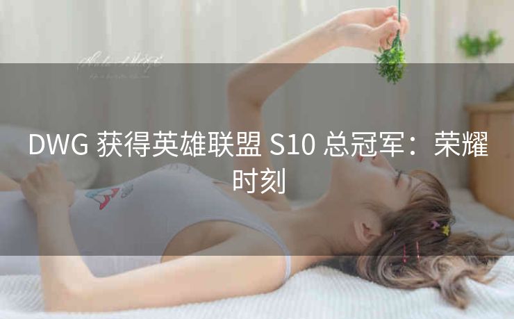 DWG 获得英雄联盟 S10 总冠军：荣耀时刻