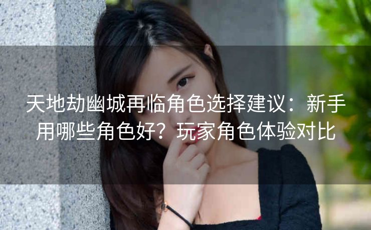 天地劫幽城再临角色选择建议：新手用哪些角色好？玩家角色体验对比