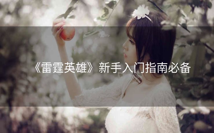 《雷霆英雄》新手入门指南必备
