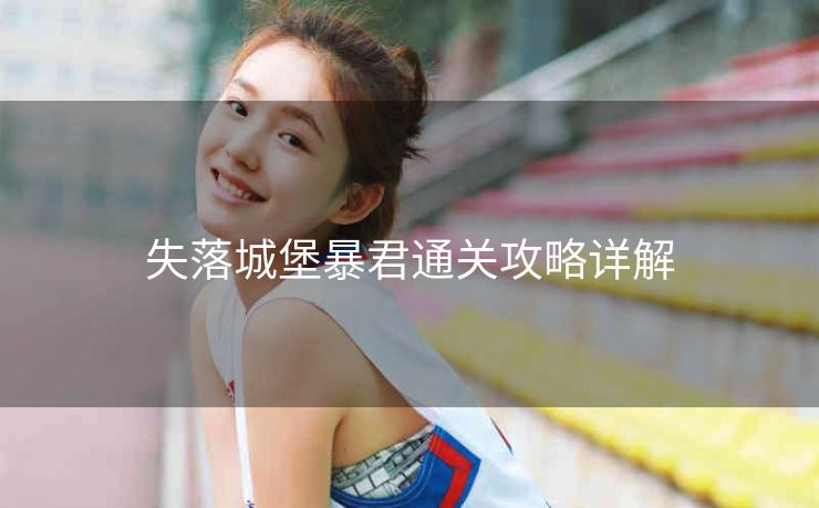 失落城堡暴君通关攻略详解