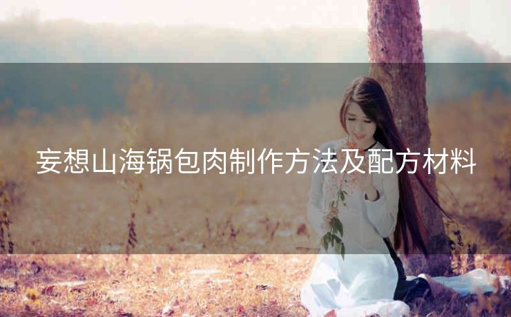 妄想山海锅包肉制作方法及配方材料