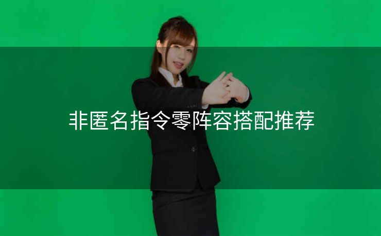 非匿名指令零阵容搭配推荐