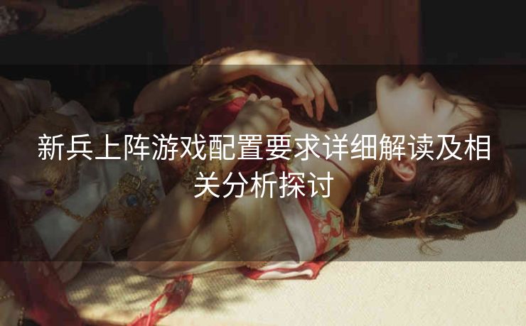 新兵上阵游戏配置要求详细解读及相关分析探讨
