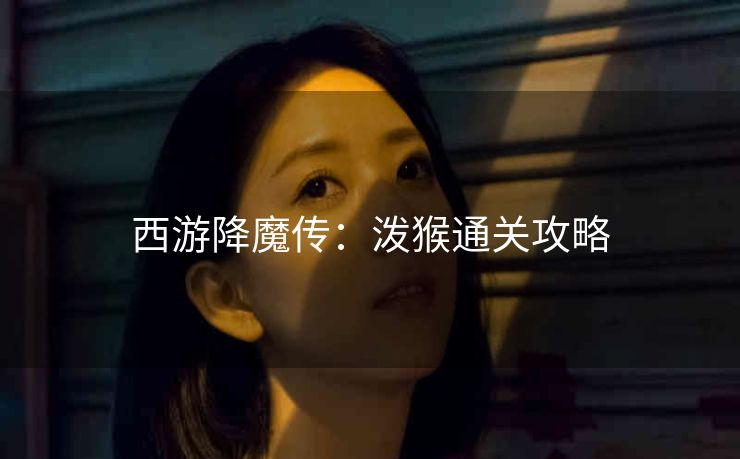 西游降魔传：泼猴通关攻略