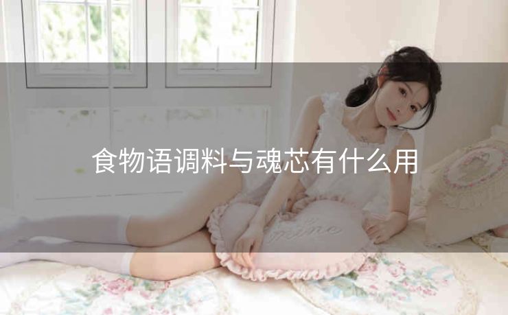 食物语调料与魂芯有什么用