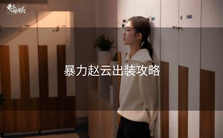 暴力赵云出装攻略