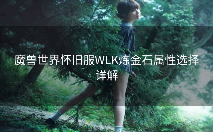 魔兽世界怀旧服WLK炼金石属性选择详解