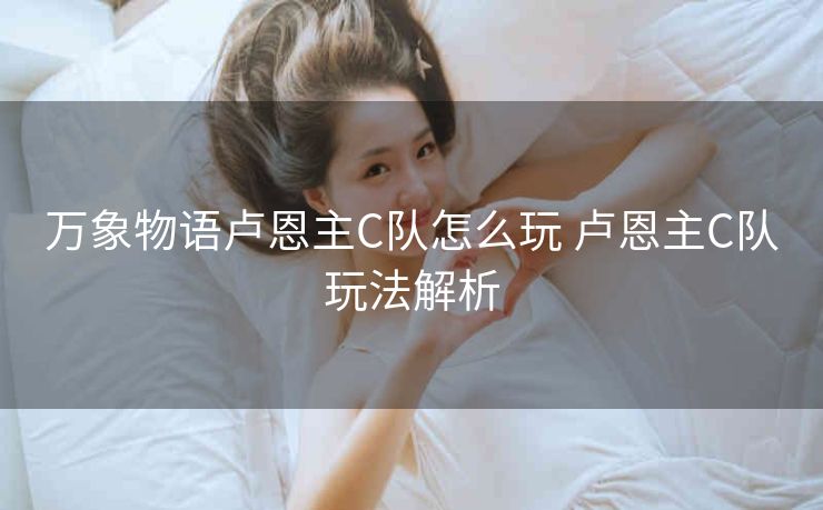 万象物语卢恩主C队怎么玩 卢恩主C队玩法解析