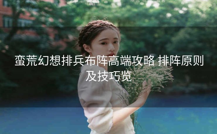 蛮荒幻想排兵布阵高端攻略 排阵原则及技巧览