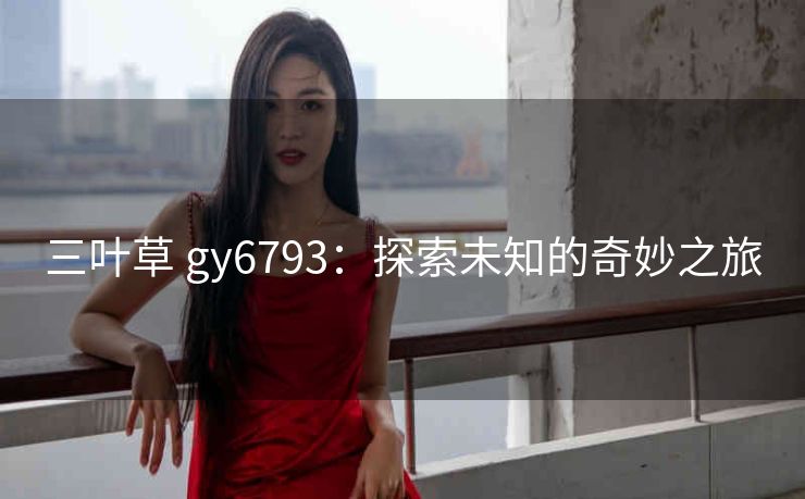 三叶草 gy6793：探索未知的奇妙之旅