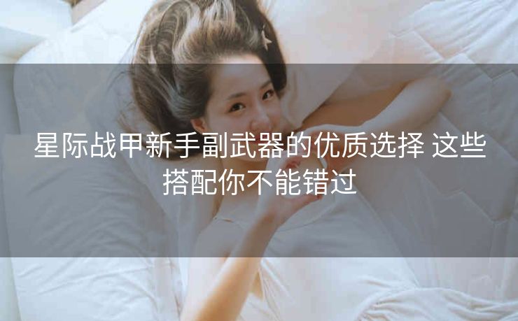 星际战甲新手副武器的优质选择 这些搭配你不能错过