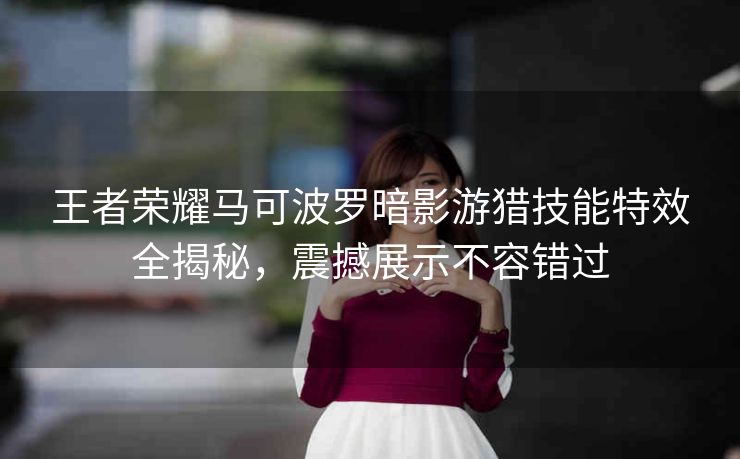 王者荣耀马可波罗暗影游猎技能特效全揭秘，震撼展示不容错过