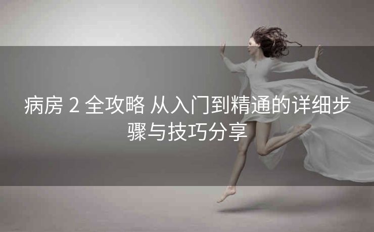 病房 2 全攻略 从入门到精通的详细步骤与技巧分享