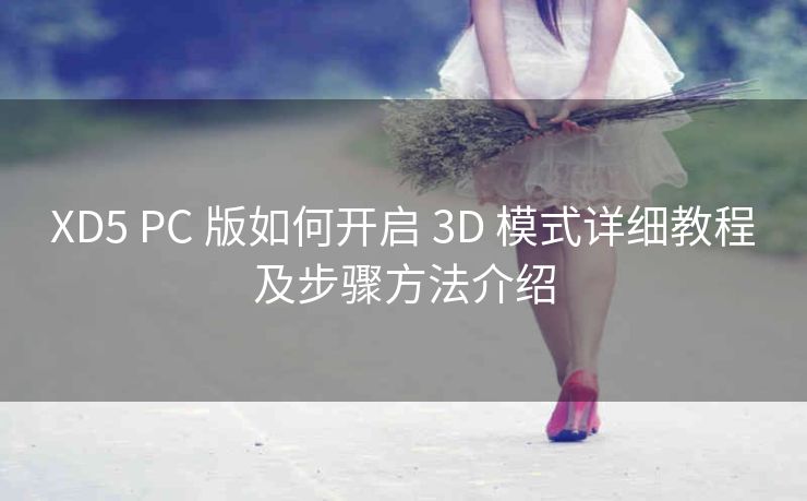 XD5 PC 版如何开启 3D 模式详细教程及步骤方法介绍